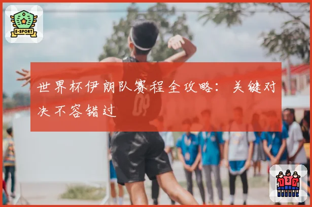 世界杯伊朗队赛程全攻略:关键对决不容错过